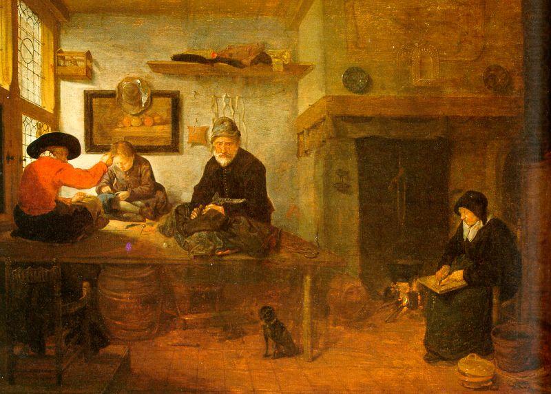 Quirijn van Brekelenkam Interior of a Tailor's Shop china oil painting image